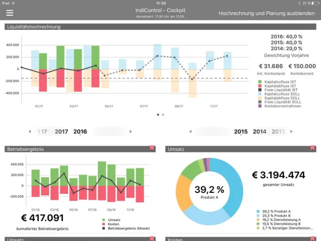 Eine App für Steuerberater - Intuitives Controlling per App Bild: Eine App für Steuerberater - Intuitives Controlling per App