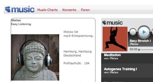 Bild: iRelax goes MySpace