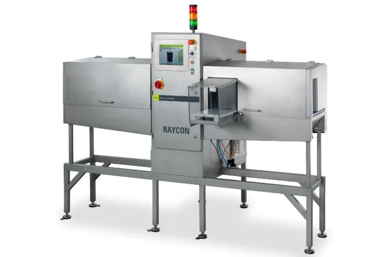 Hohe und schmale Produkte inspizieren mit RAYCON 130/240 Bild: Hohe und schmale Produkte inspizieren mit RAYCON 130/240