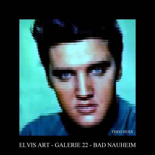 Bild: Elvis Art zum 90. Geburtstag des King of Rock ‘n‘ Roll