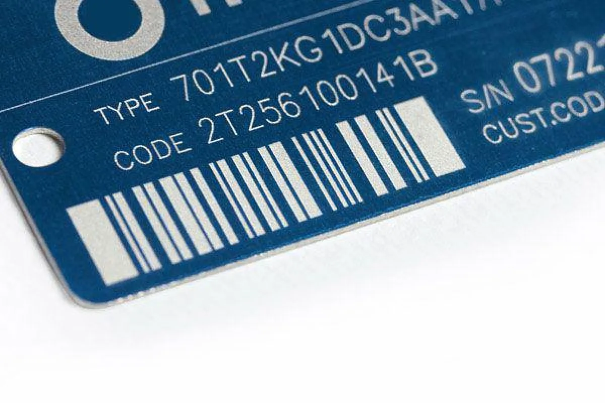Laserbeschriftung von Aluminium