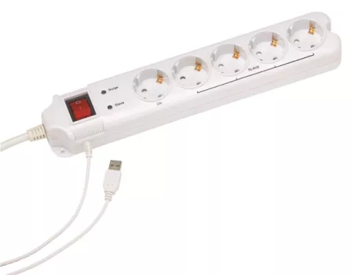 Kostensenker am PC-Arbeitsplatz – die EnerGenie 5-fach USB Master/Slave Steckdosenleiste Bild: Kostensenker am PC-Arbeitsplatz – die EnerGenie 5-fach USB Master/Slave Steckdosenleiste
