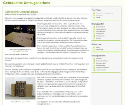 Portal Gebrauchte Umzugskartons bietet neue Ideen Bild: Portal Gebrauchte Umzugskartons bietet neue Ideen