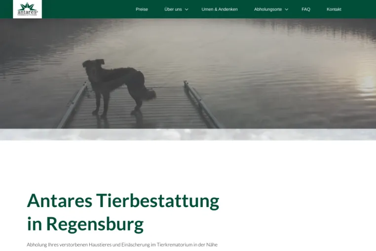 Bild: Antares Tierbestattung Regensburg: Ihr vertrauenswürdiger Partner für einfühlsame Tierbestattungen