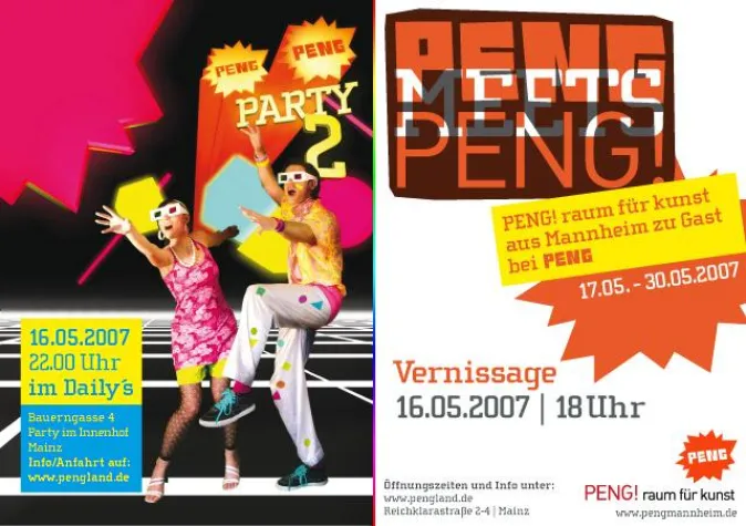 Vernissage: Peng meets Peng! Peng Peng Party 2 Bild: Vernissage: Peng meets Peng! Peng Peng Party 2