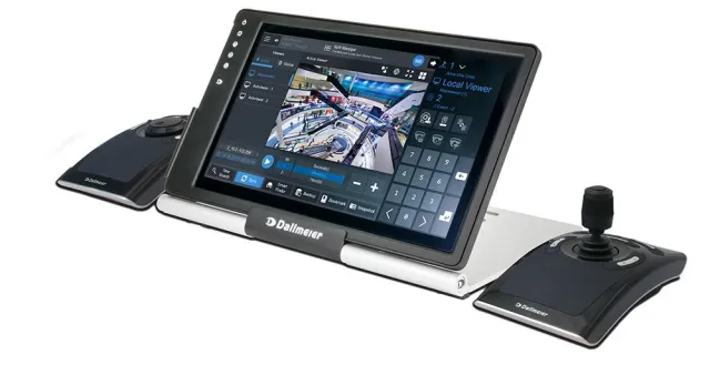 Video Management Centre VMC-2 mit Touch-Screen Bild: Video Management Centre VMC-2 mit Touch-Screen