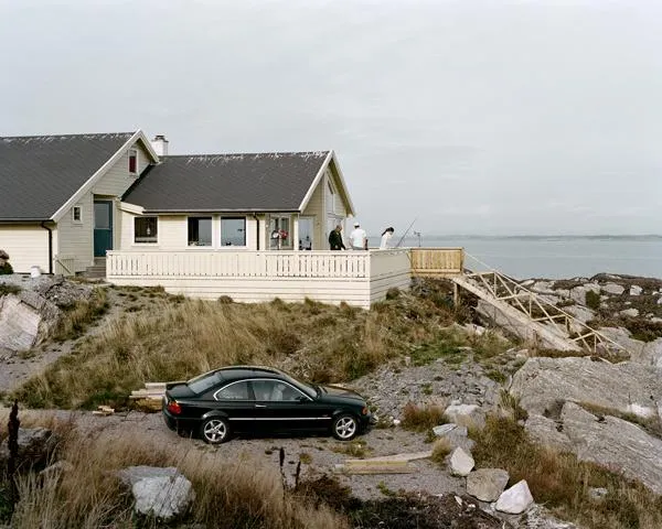 Bild: "Strukturen in Norwegen" von Johannes Nadeno in der Galerie Mikro, Düsseldorf