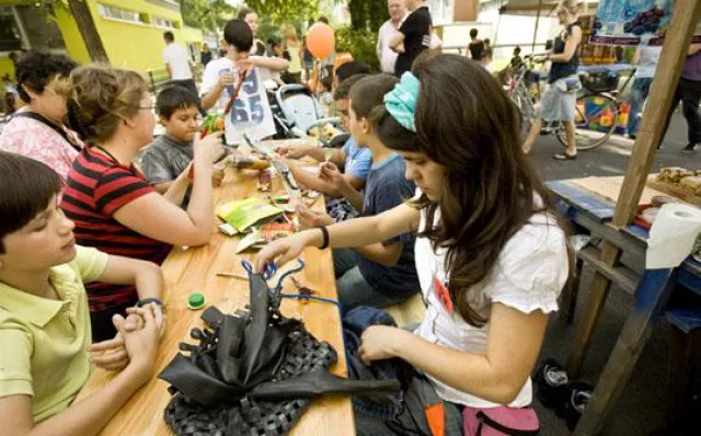 Bild: Aktionstag Nachhaltigkeit mit dem Verbund Offener Werkstätten