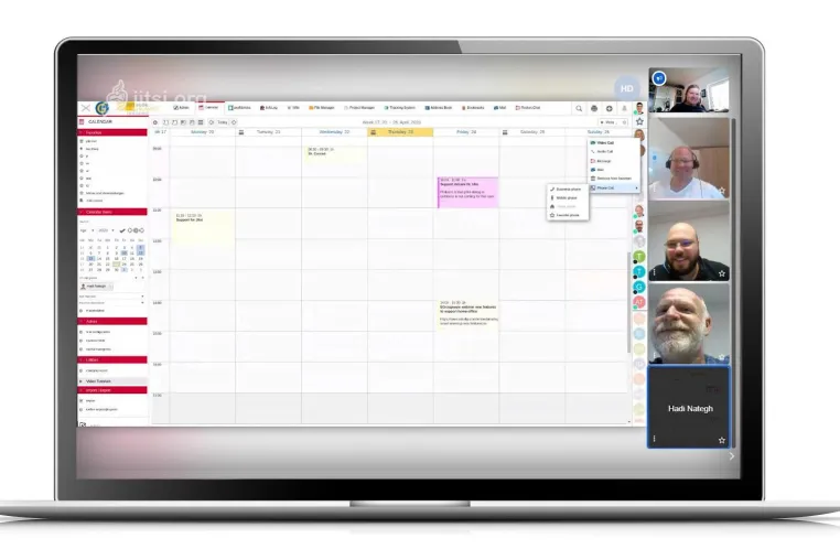 Bild: Videokonferenzen und Fernzugriff auf Desktop PCs integriert EGroupware macht Home Office einfach