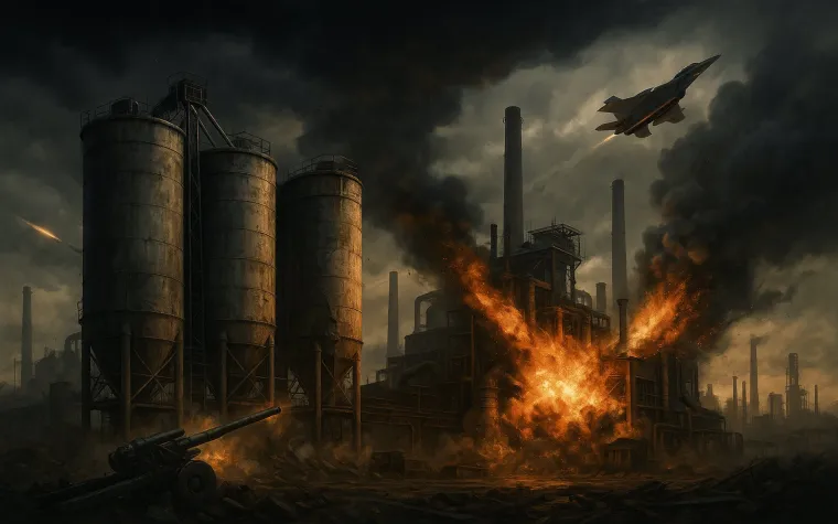 Bild: Nach dem Krieg beginnt der Wiederaufbau – und niemand denkt an die Silos