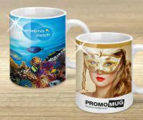 Premium-Werbetassen in HD Fotoqualität schon ab ab 30 Stück produzierbar Bild: Premium-Werbetassen in HD Fotoqualität schon ab ab 30 Stück produzierbar