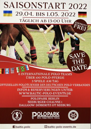 Bild: Pressemitteilung Polo Sport engagiert sich für die Ukraine im PoloPark Berlin vom 29.04.-01.05.202