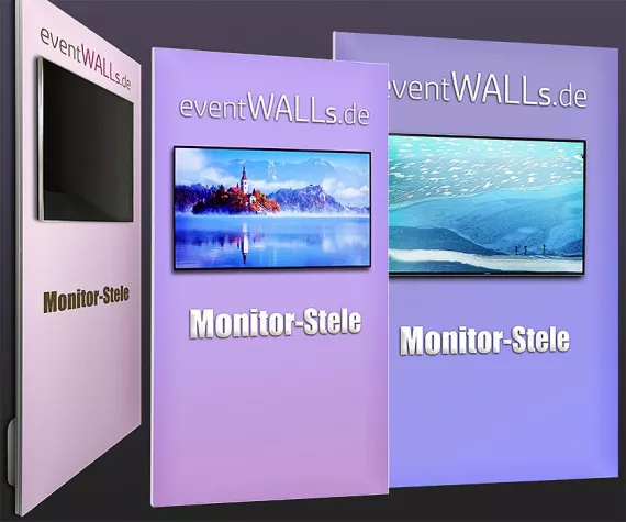 Monitor-Präsentation auf der Messe Bild: Monitor-Präsentation auf der Messe