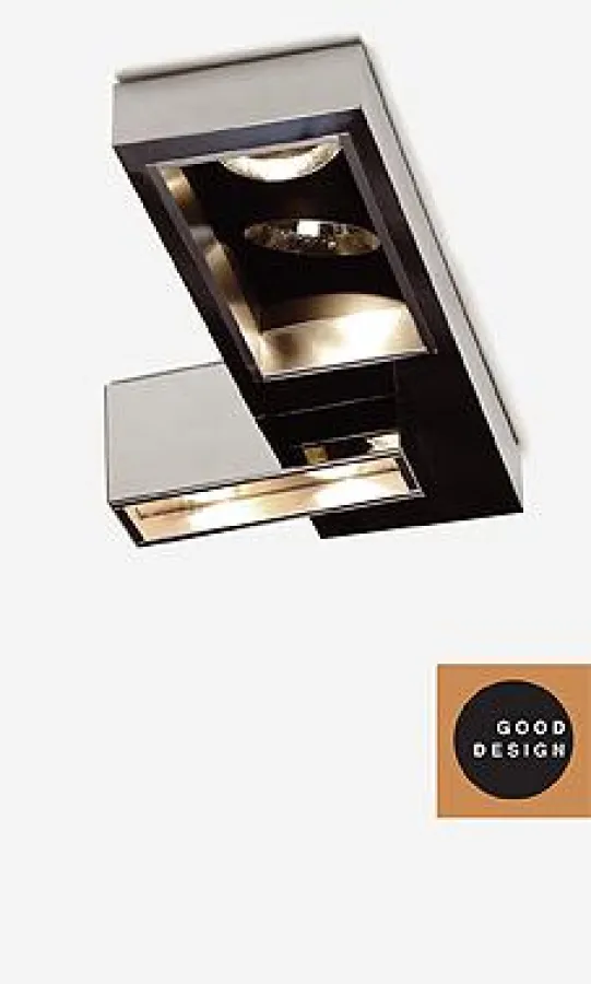 BU: Regard Double in Chrom inkl. Trafo (Entwurf: Glenn Sestig, Fotos: Kreon / Belgien)