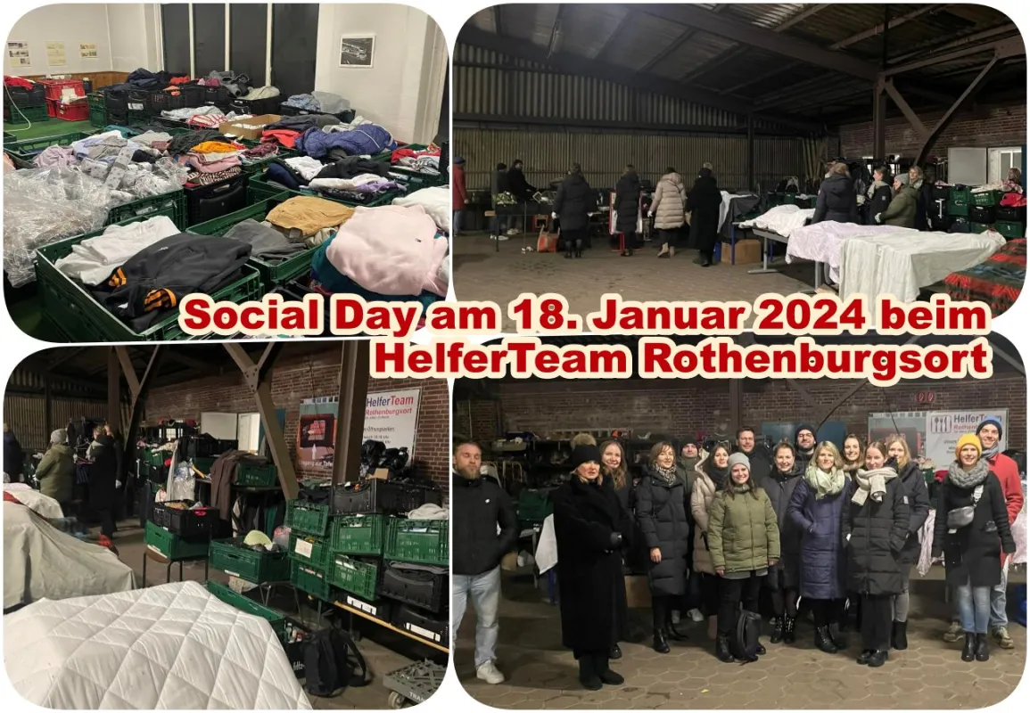 Social Day mit Engel & Völkers beim HelferTeam Rothenburgsort (© BÜRGER–HELFEN–BÜRGERN e.V. HAMBURG)