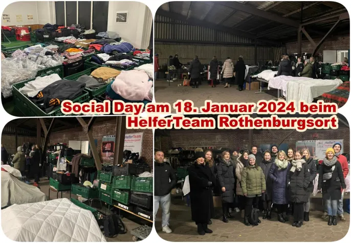 Bild: Social Day mit Engel & Völkers beim HelferTeam Rothenburgsort