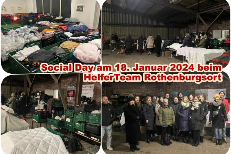 Bild: Social Day mit Engel & Völkers beim HelferTeam Rothenburgsort