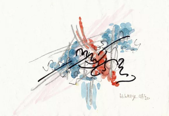 Bild: 'Lyrische Kompositionen' von Hans Wrage in der Hamburger galerie carstensen