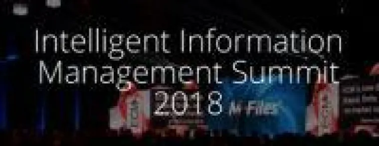 Bild: M-Files lädt zum Intelligent Information Management Summit 2018