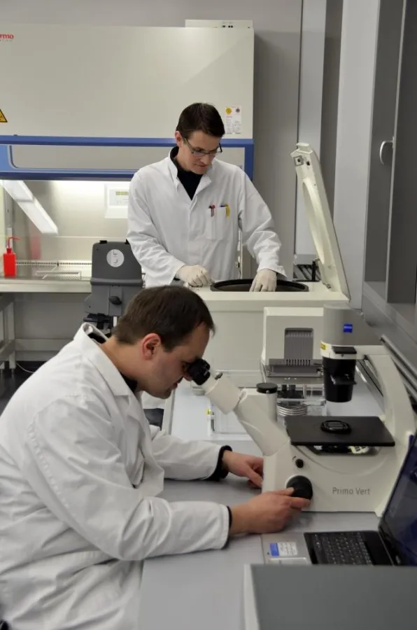 Forschungs- und Entwicklungslabor der UroTiss GmbH am BioInnovationsZentrum Dresden