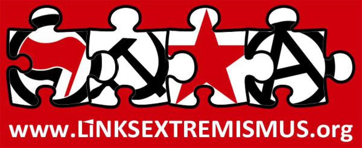 Logo des Dokumentationsprojektes www.linksextremismus.org