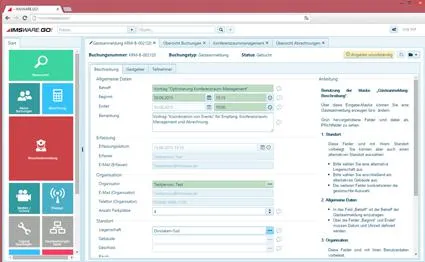 IMSWARE: Neues Modul Konferenzraum-Management Bild: IMSWARE: Neues Modul Konferenzraum-Management
