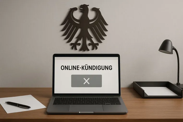 Bild: Bundesgerichtshof: Bestätigungsseiten bei Online-Kündigungen ohne Alternativhinweise