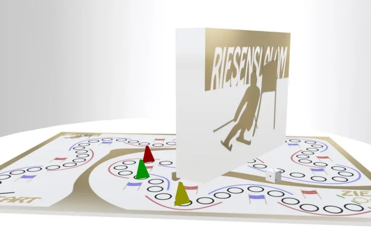 Bild: Neues Brettspiel für Kinder ab 6: „Riesenslalom“