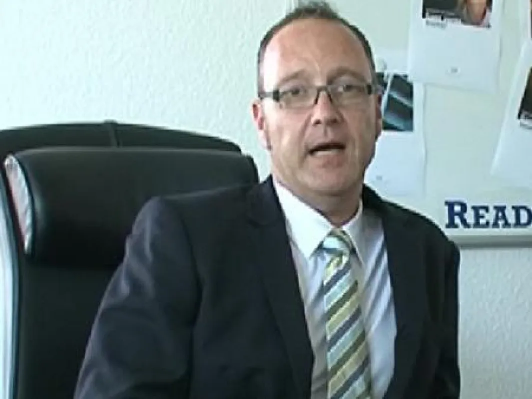 Oliver Hoffmann, Geschäftsführer der ReadSoft GmbH, thematisiert die Optimierung des Purchase-to-Pay-Prozesses.