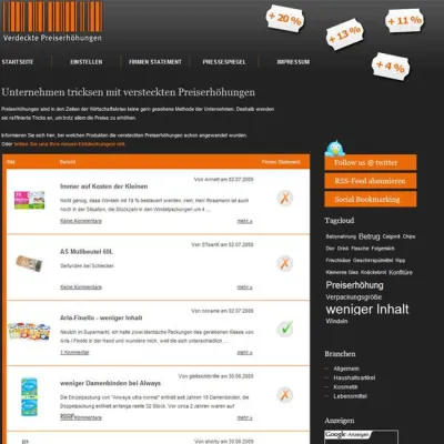 Interwall ist verdeckten Preiserhöhungen auf der Spur Bild: Interwall ist verdeckten Preiserhöhungen auf der Spur