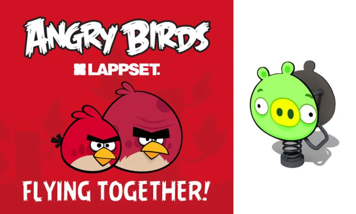 Zusammenarbeit von Angry Birds und Lappset