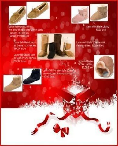 Bild: Hot stuff: Weihnachtspräsente aus echtem Lammfell