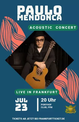 Bild: Die schwedische Funk Rock Legende Paulo Mendonca kommt nach Frankfurt