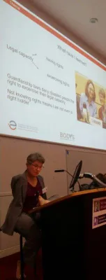 Bild: VOICES-Konferenz: EvH-Professorin Dr. Theresia Degener hielt Abschluss-Vortrag in Galway/Irland