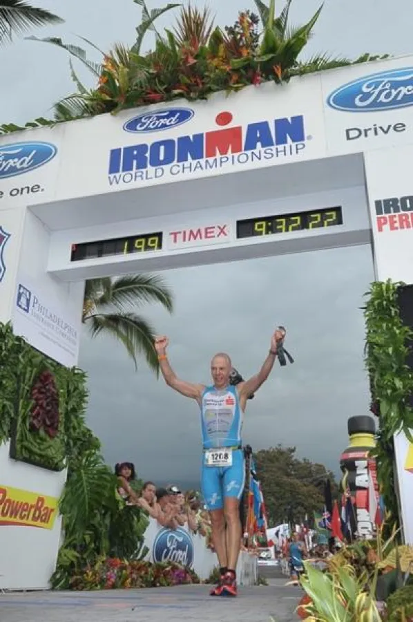 Zieleinlauf zum Ironman of Hawaii am 8.10.2011