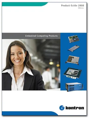 Bild: Ab sofort verfügbar - Der Kontron Produktkatalog 2008