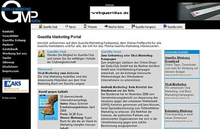 Bild: Guerilla Marketing Club gestartet