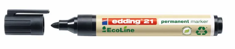 Bild: EcoLine mit mtm-Kunststoffen: edding und mtm schließen Kreisläufe