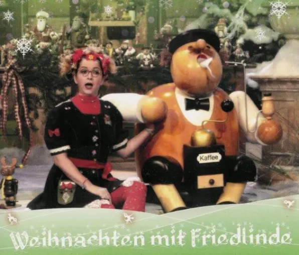 Bild: Petra Hoffmann alias Sachsenkind Friedlinde mit neuer Weihnachts CD