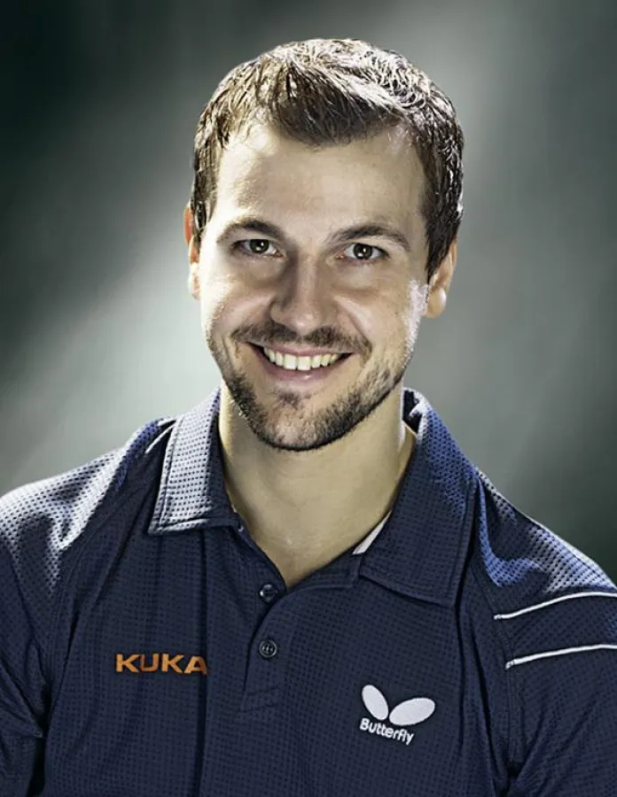 Der neue Markenbotschafter für KUKA: Tischtennisprofi Timo Boll