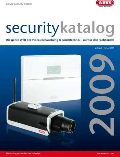 Bild: Eine Innovation pro Seite - ABUS Security-Center präsentiert den Produktkatalog 2009