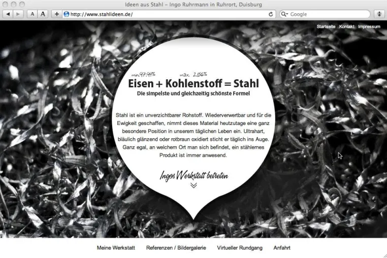 sprengerbleilevens feiert den Relaunch von stahlideen.de Bild: sprengerbleilevens feiert den Relaunch von stahlideen.de