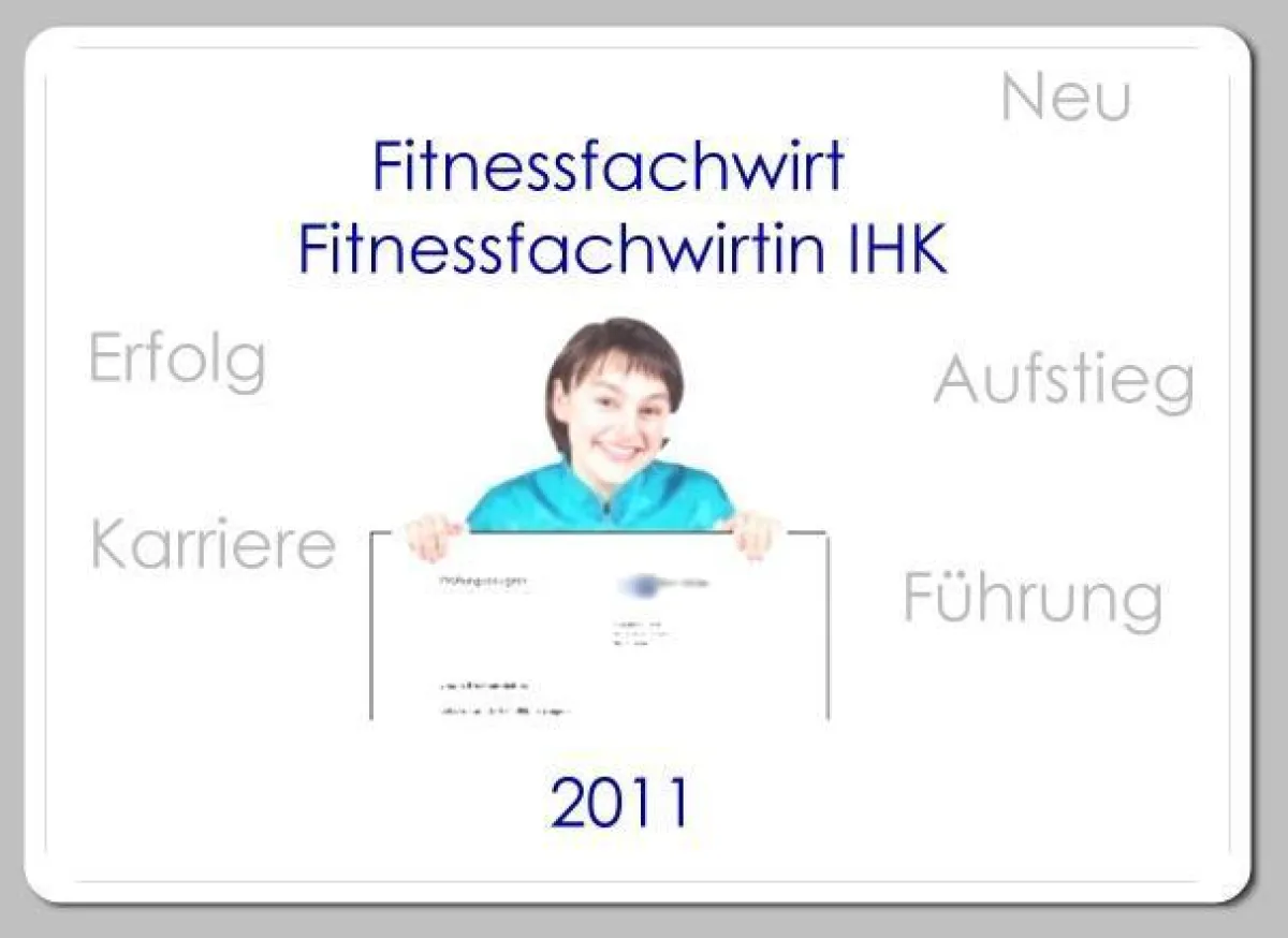 Fitnessfachwirt/in IHK im Rhein-Neckar Raum - Neue Weiterbildung startet 2011 in Mannheim