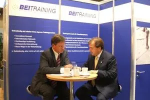 BEI-Training als Hauptpartner für die START- Beraterlounge in Essen Bild: BEI-Training als Hauptpartner für die START- Beraterlounge in Essen