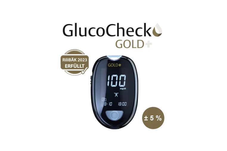 Bild: Neues POCT-Blutzuckermesssystem für den professionellen Einsatz: aktivmed präsentiert das GlucoCheck GOLD+ 