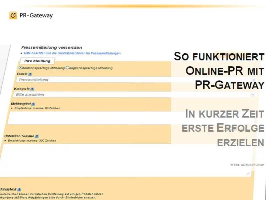 Bild: Online-Presseverteiler: Das volle Potential der Online-PR nutzen