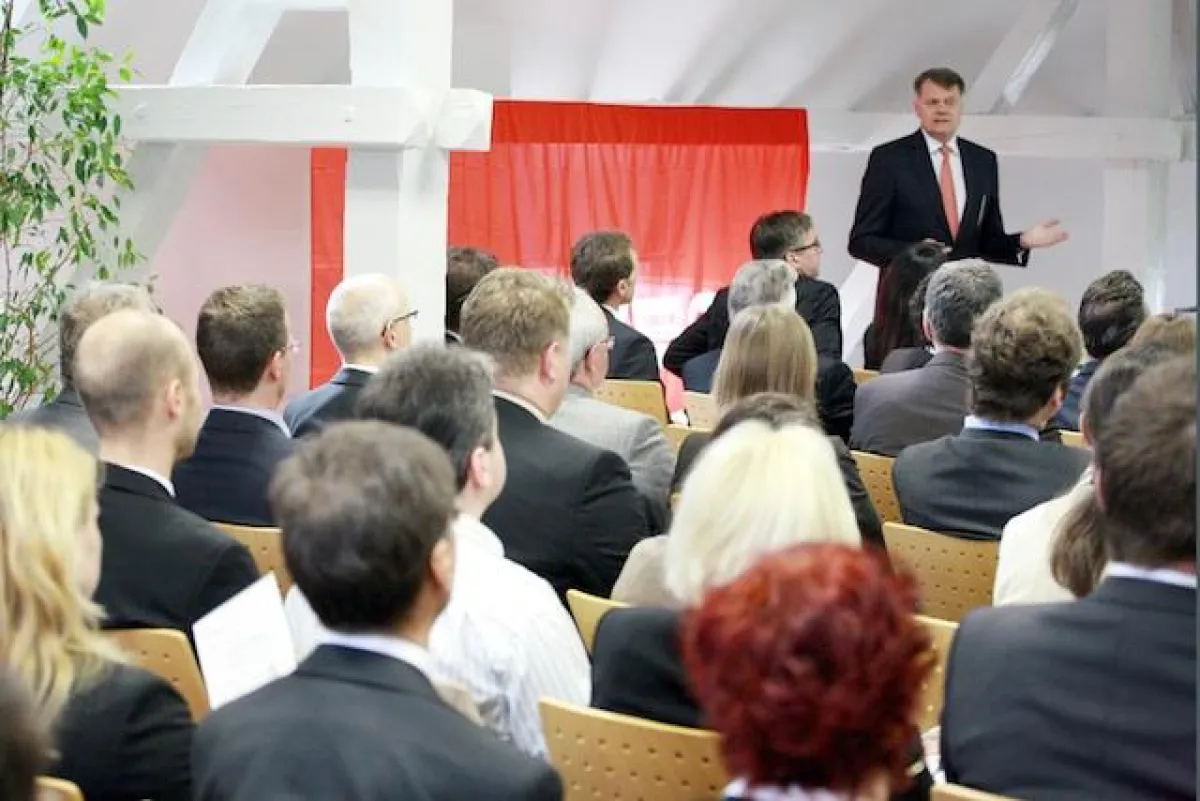 Andreas Krebs, unter anderem Aufsichtsratsvorsitzender bei der Merz KGaA, auf dem Marvecs-Forum 2011