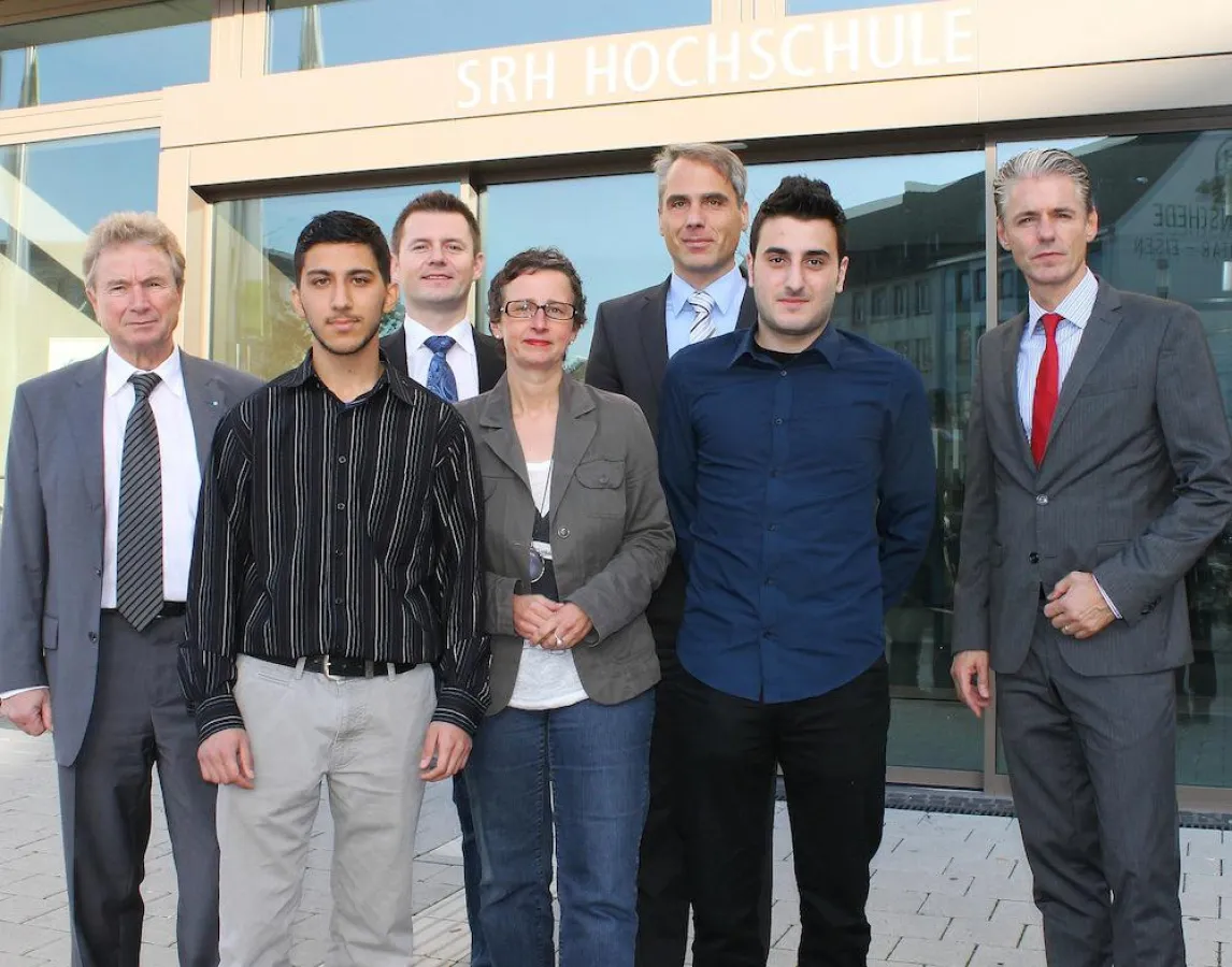 Glückliche Studenten