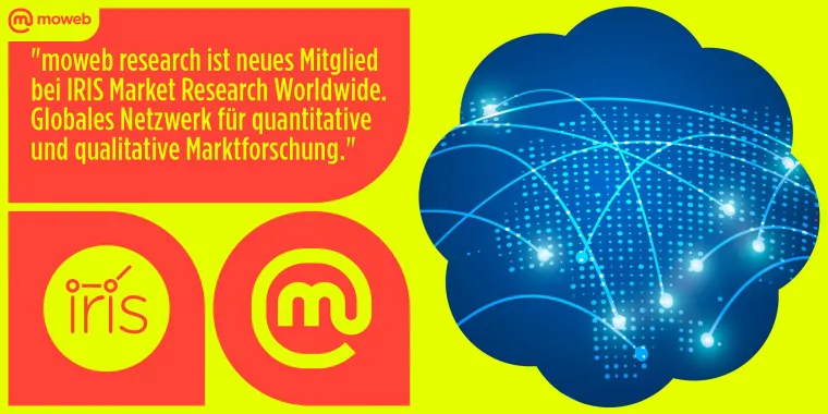 Bild: moweb research neues Mitglied bei IRIS Market Research Worldwide