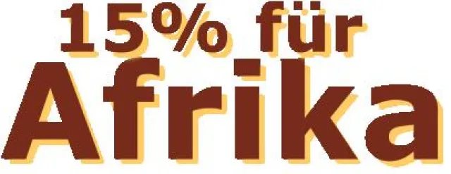 Bild: "15% für Afrika" - afrostore.biz sammelt Spenden für Afrika